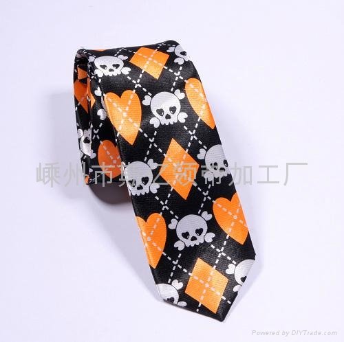 100% Polyester Printed Necktie /Satin Fabric printed necktie 5