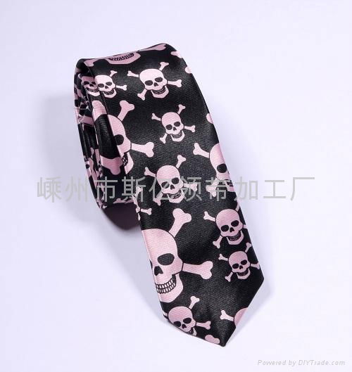 100% Polyester Printed Necktie /Satin Fabric printed necktie 3