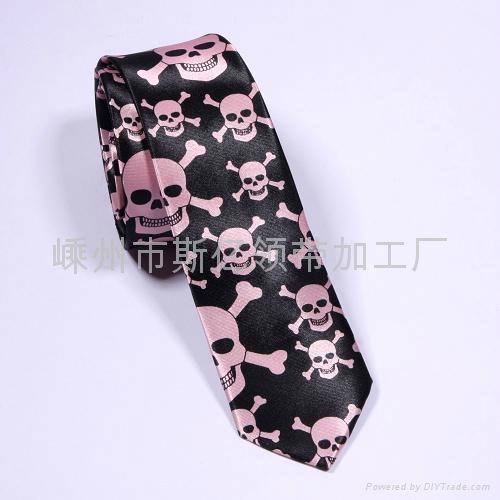 100% Polyester Printed Necktie /Satin Fabric printed necktie 4