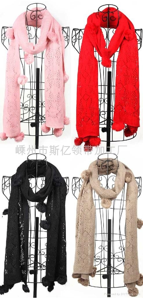 Fashion New Winter Acrylic Knitted Scarf/Scarves 3