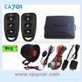 Car alarm system with window signal