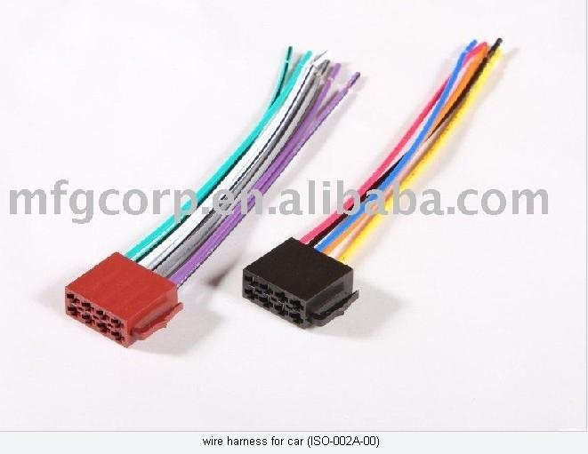 ISO wiring  harness for car 1