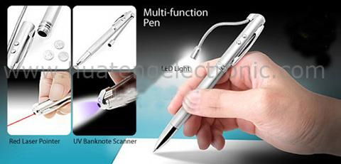 Multi-function Laser UV Pen 3