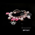 fairy tale - princess crown charm crystal bracelet BP110417 1