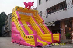 giant inflatable cartoon slide