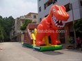 giant inflatable dinosaur slide 2