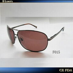 2011 Fashion classical black metal sunglasses eyewear