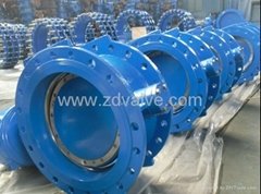Bi-directional rubber seated butterfly valve