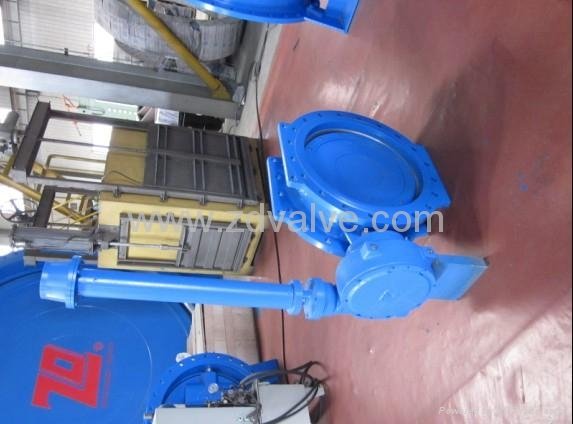 buried type butterfly valve