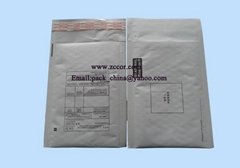 white composite bubble mailer courier packaging bag