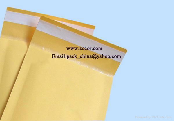 kraft bubble adhesive mailer 3