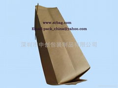 kraft aluminum foil tie-tie coffee valve packaging bags