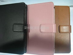 7”tablet leather case