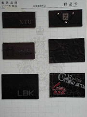 leather label