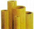 Wall acoustic absorbing rock wool pipe