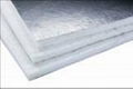 Partition wall sound proofing white glass wool board