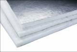 Partition wall sound proofing white glass wool board