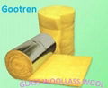 Reinforced aluminum foil heat insulation meterial glass wool roll 4