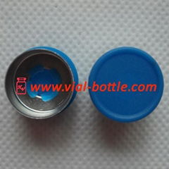 13mm dark blue serum vial flip off cap