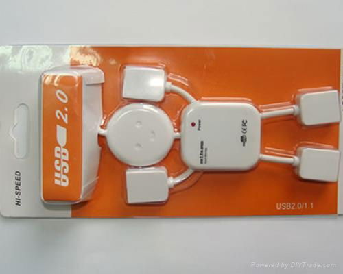 Cartoon shaped  4 PORT   USB  HUB  2