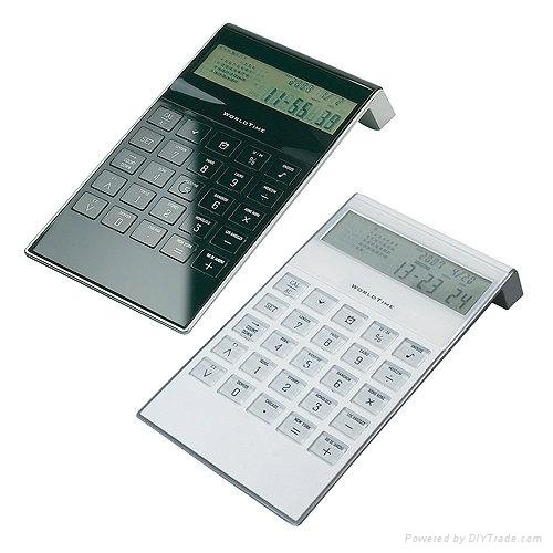 Dual power  solar and  bettery calculator  with calendar  function