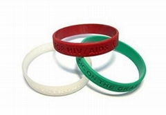 Silica gel bracelets 