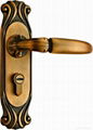 European style door lock