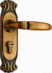 European style door lock