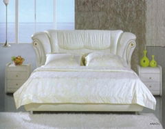 home furniture leather  bed