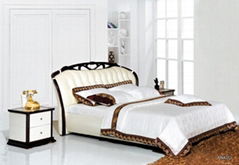 home furniture leather bed