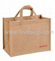 jute hemp bags tote bags with logo print 2