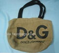 jute hemp bags tote bags with logo print 3