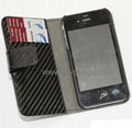 Carbon fiber Iphone 3GS 4GS case 3