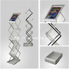 acrylic literature rack