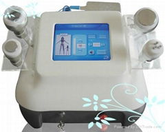 Slimming machine with cavitation vacuum RF systems