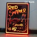2012 new style led advertising board with neon effect 2