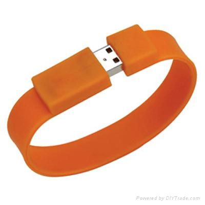 Promotion Silicone Wristband USB Disk 2