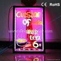 2012 electronic products transparent led writing boards 1