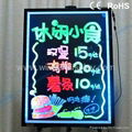 led fluorescent board with marker pen