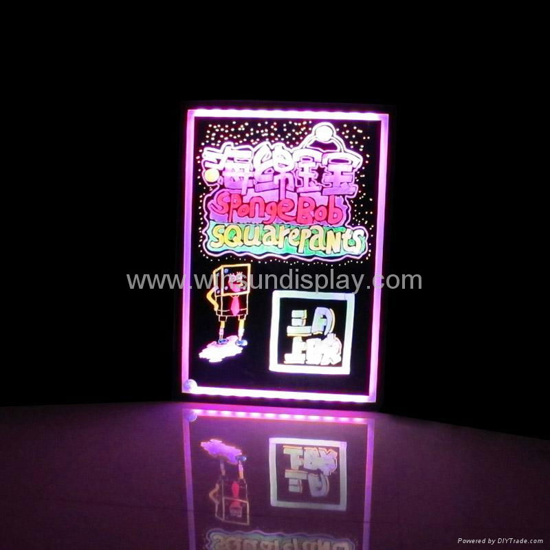 2012 led menu board for restaurant