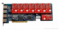 A800P asterisk card PCI card with 8FXO/FXS port PCI card a800p