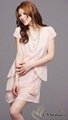 chiffon dress with good body shape and romantic design 2