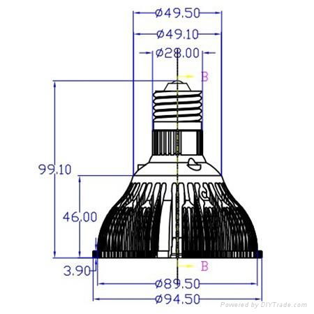  par30led灯 5w 2