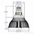 high power led par38 spotlight 9W 2