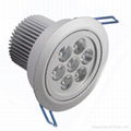 Hight power LED Ceiling spotlight 7W