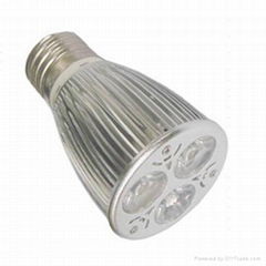 High power led spotlight E27 3x2W