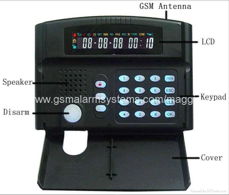 Auto dial and SMS alert gsm wireless alarm system G50B 2