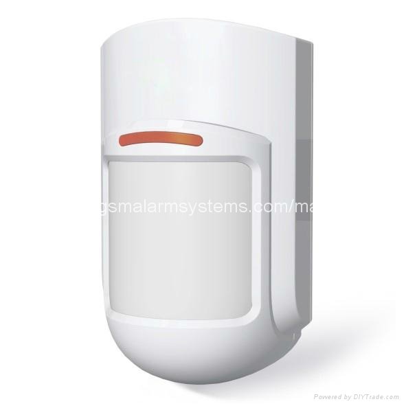 Smoke detector security wireless alarm system control panel 4