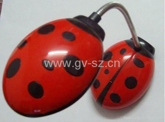 Ladybug shaped LED lamp