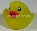 Duck shape bath toy